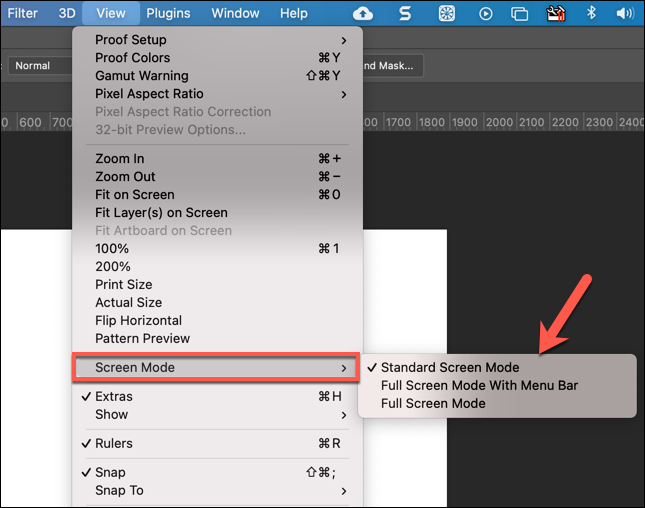 How to Change Screen Modes in Photoshop