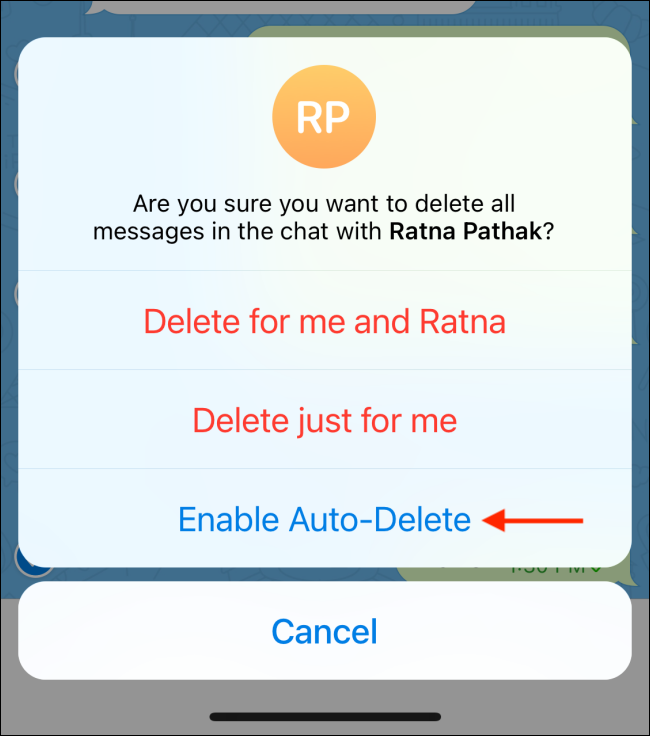 How to Auto-Delete Messages in Any Telegram Chat