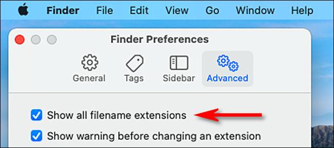 How to Show All Filename Extensions on a Mac