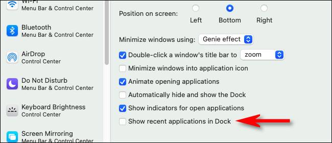 How to Hide Recent Apps from the Mac Dock