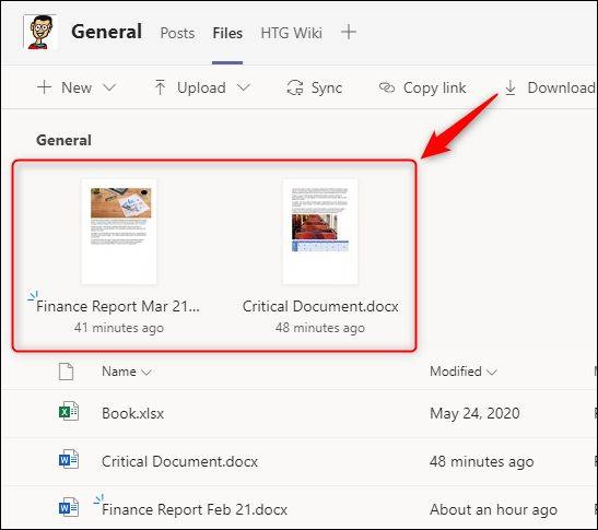 Pinned Files How to Pin a File in Microsoft Teams