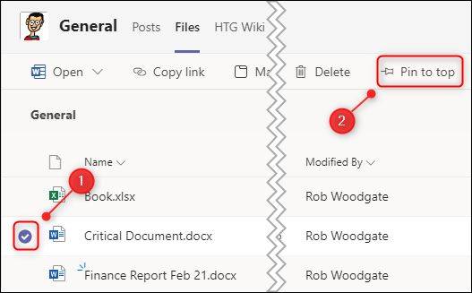 Offic File Pin How to Pin a File in Microsoft Teams