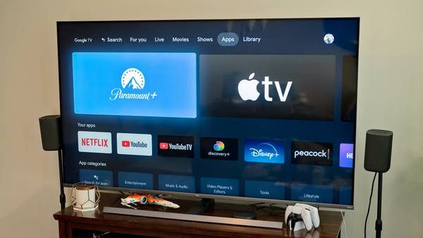 paramount plus app running on google tv