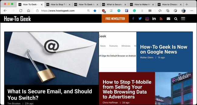 How to Hide the Vertical Tabs Button From Microsoft Edge