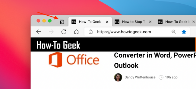 How to Hide the Vertical Tabs Button From Microsoft Edge