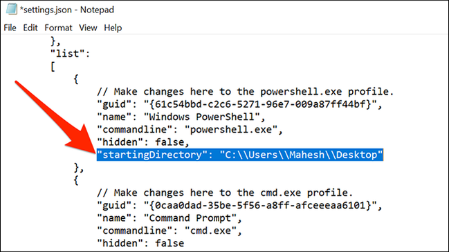 Windows Shell Directory How to Change the Default Directory in Windows Terminal
