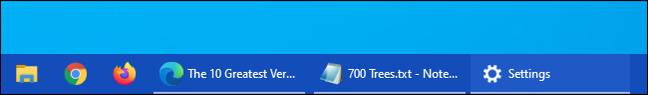 How to See Classic Window Labels on Windows 10's Taskbar