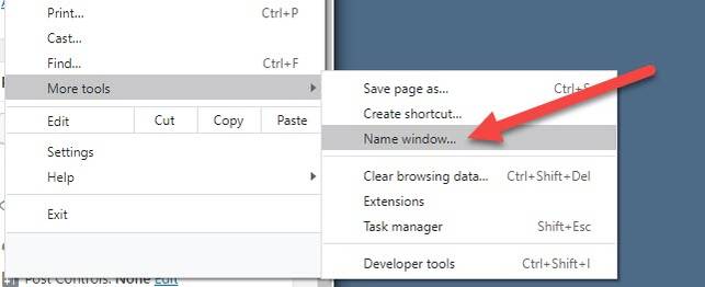 How to Name Chrome Windows for Alt+Tab and the Taskbar
