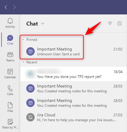 Pin Chat How to Hide, Pin, and Filter Chats in Microsoft Teams