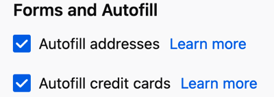 Firefox Auto Fill How to Use and Edit Autofill for Forms in Firefox