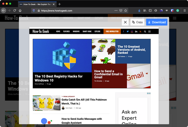 How to Capture Screenshots in Firefox without an Extension