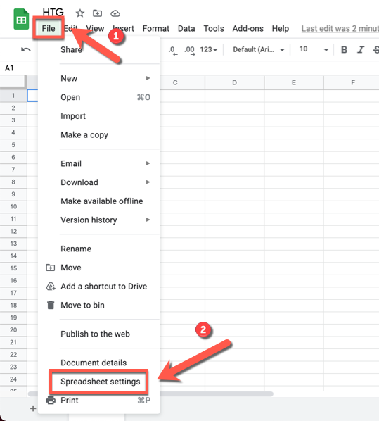 How to Change the Default Date Format in Google Sheets
