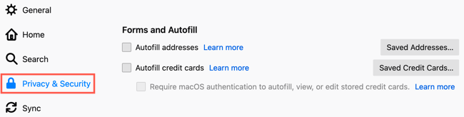 How to Use and Edit Autofill for Forms in Firefox