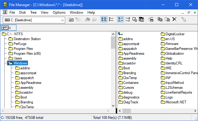 File Manager Wizard How to Run Windows 3's File Manager in Windows 10