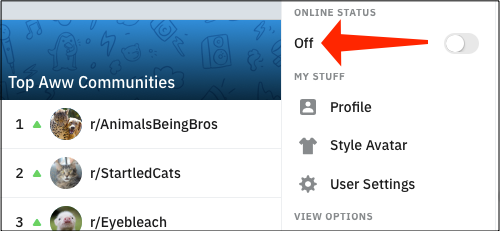 How to Hide Your Online Status on Reddit