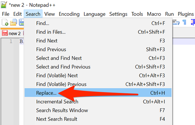 How to Replace Any Character with Newlines in Notepad++