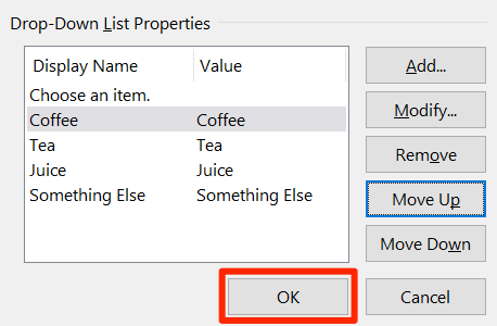 How to Add a Drop-Down List to a Word Document