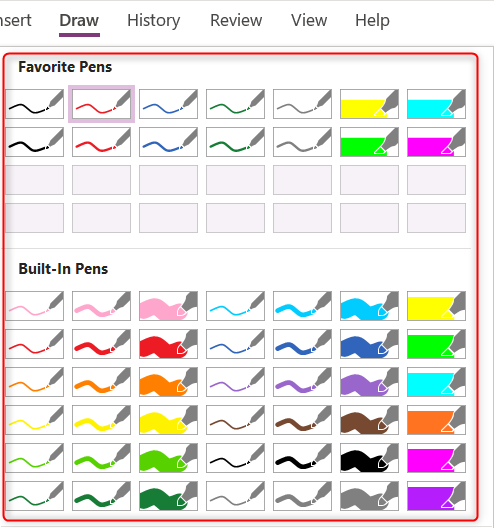 Onenote Drawing Shortcuts How to Draw in Microsoft OneNote