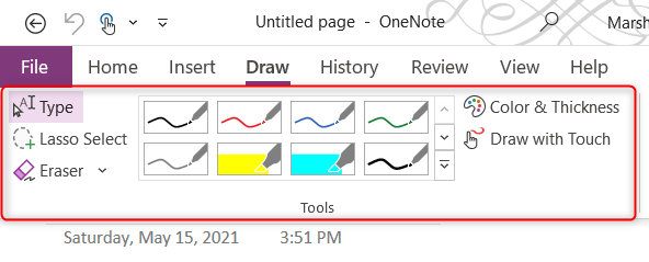 How to Draw in Microsoft OneNote