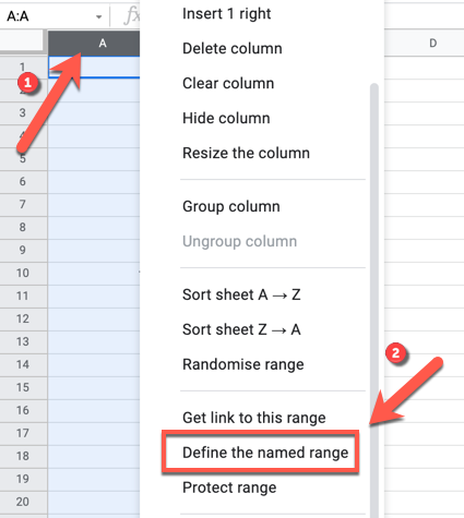 Naming Rows Google Sheets How to Rename Columns or Rows in Google Sheets