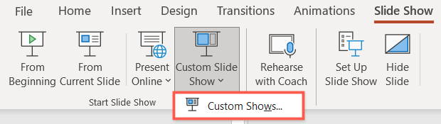 How to Create a Custom Show in Microsoft PowerPoint