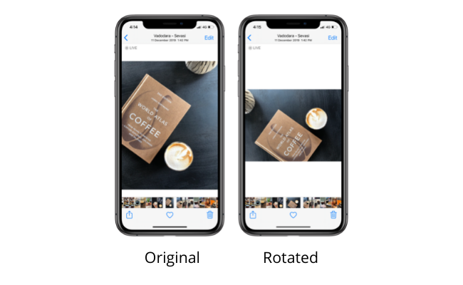 How to Rotate a Picture on iPhone and iPad
