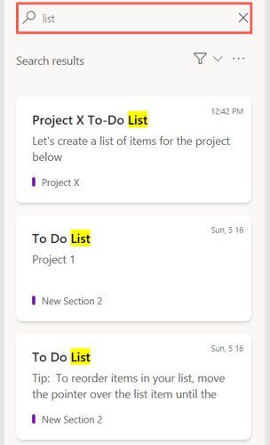 Filters Onenote How to Use the Feed in Microsoft OneNote
