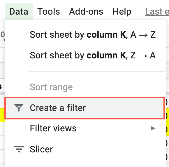 How to Sort in Google Sheets