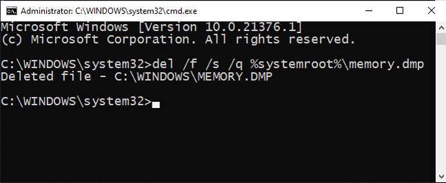 How to Remove System Error Memory Dump Files on Windows 10