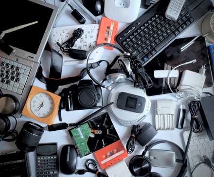 A pile of obsolete gadgets.