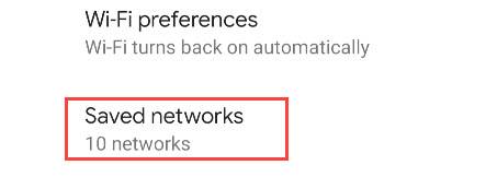 How to Forget a Wi-Fi Network on Android