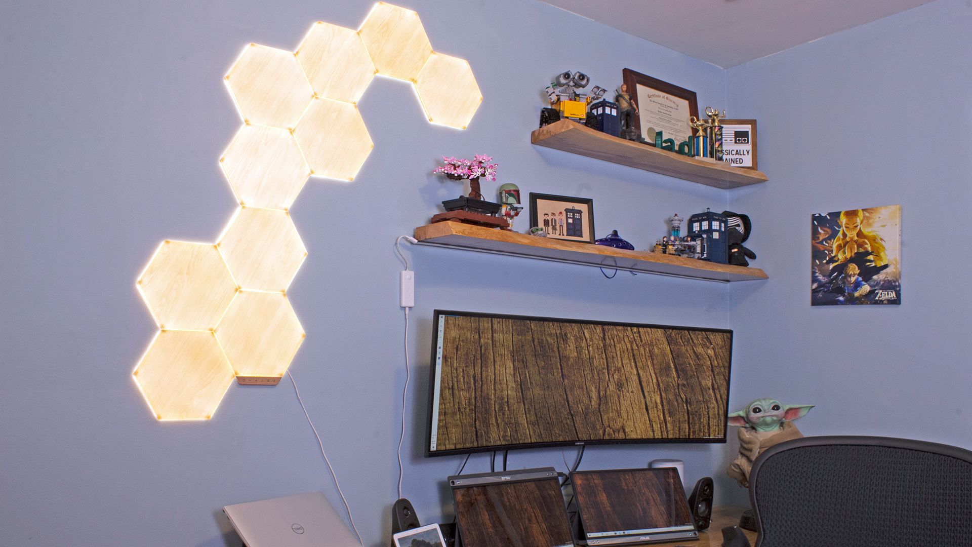 Nanoleaf's New Elements Shapes Bring a Woodgrain Look to Your
