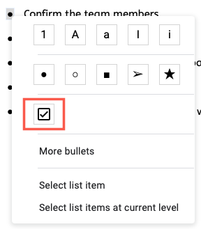 How to Create a Checklist in Google Docs
