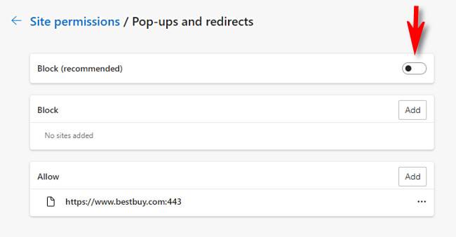 How to Allow Pop-Ups in Microsoft Edge