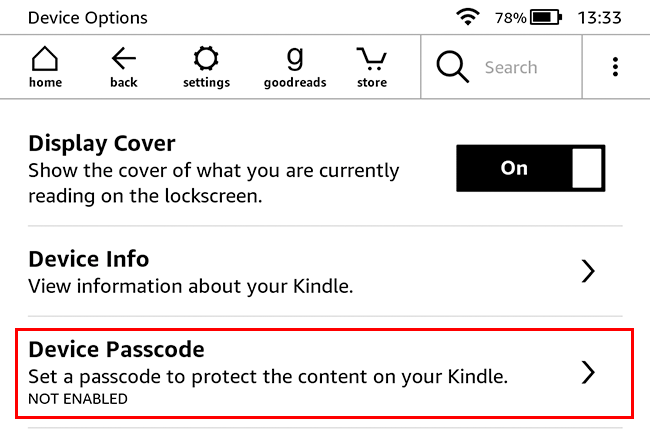 How to Add a Password to Your Kindle