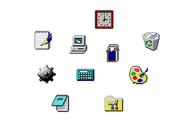 A Visual History of Windows Icons: From Windows 1 to 11