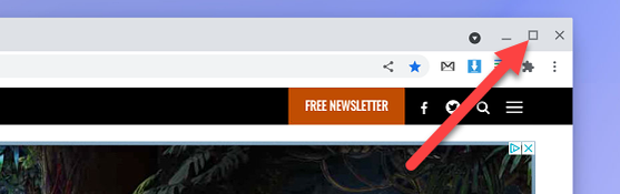 Unmaximize Button How to Split Screen on a Chromebook