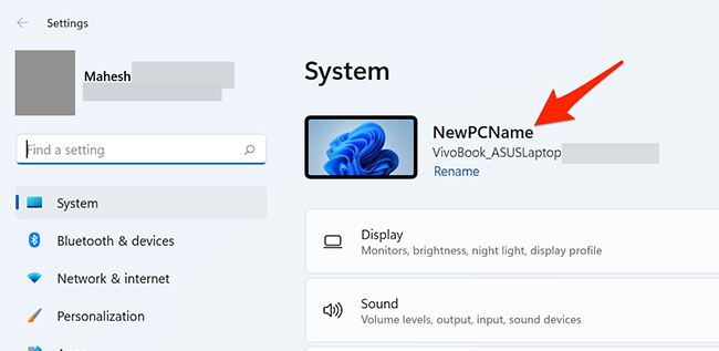 How to Rename Your Windows 11 PC