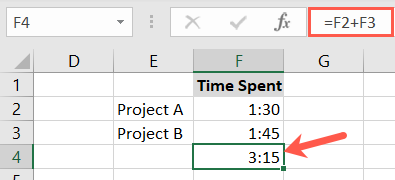 How to Add or Subtract Times in Microsoft Excel