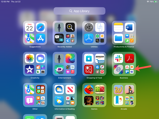 How to Use the App Library on iPad
