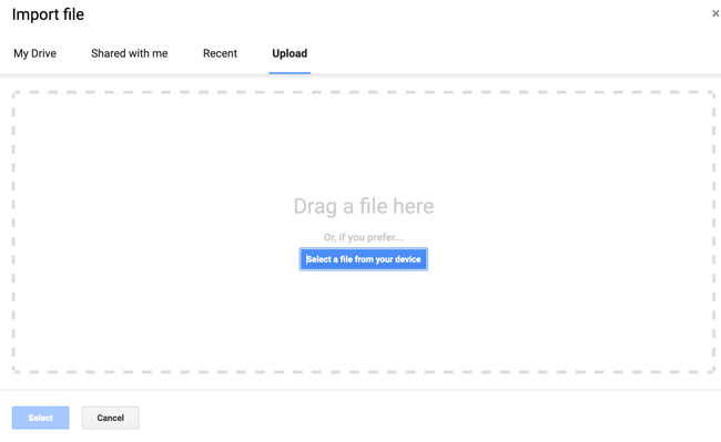 How to Import Different File Types into Google Sheets