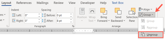 How to Group and Ungroup Shapes and Objects in Microsoft Word