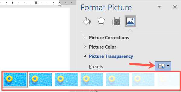 How to Add Blur or Transparency to an Image in Microsoft Word