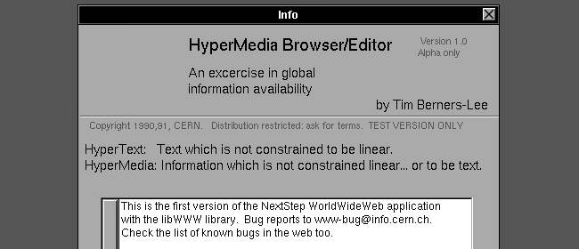 The First Website: How the Web Looked 30 Years Ago