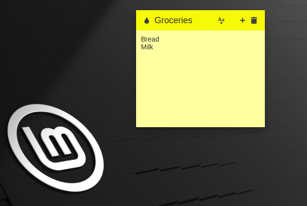 Linux Sticky Notes App What's New in Linux Mint 20.2