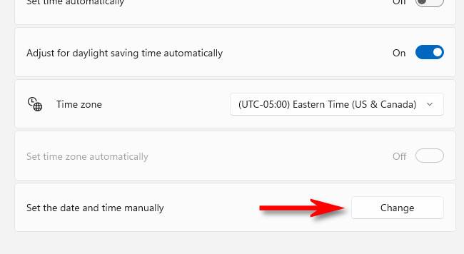 How to Change the Date and Time on Windows 11