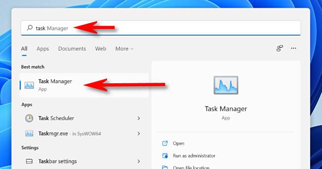 How to Launch Task Manager in Windows 11