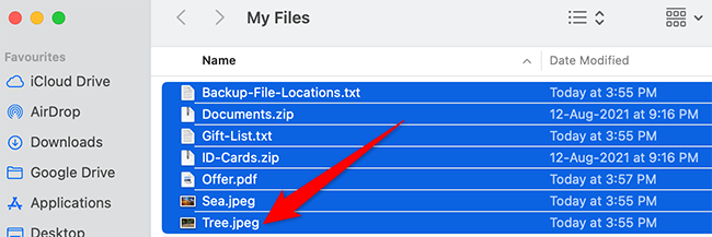 How to Select Multiple Files on Mac