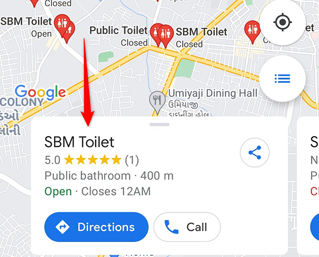 How to Find Public Restrooms Near You with Google Maps