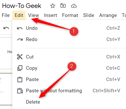 How to Delete a Text Box in Google Slides